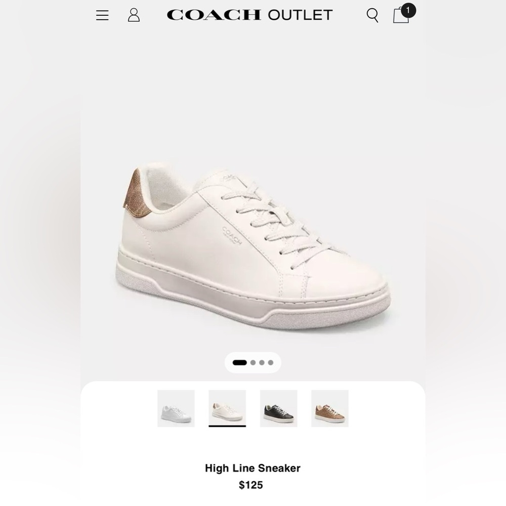 Coach Highline Sneaker New